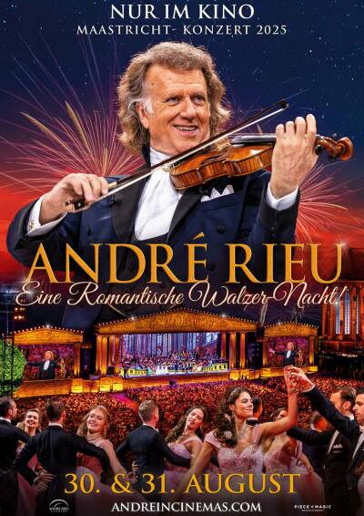 Filmplakat Andre Rieu´s 2025 - Maastricht Konzert: Eine romantische Walzer-Nacht SA-SO